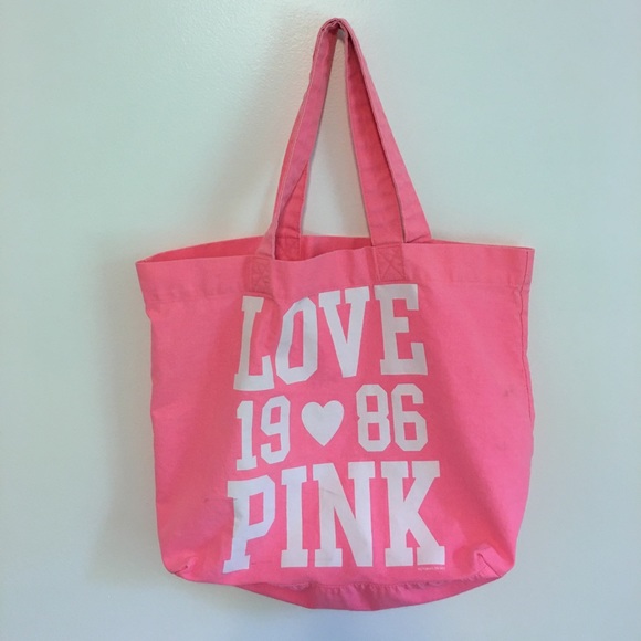 PINK Victoria's Secret Bags Victorias Secret Pink Beach Bag Poshmark